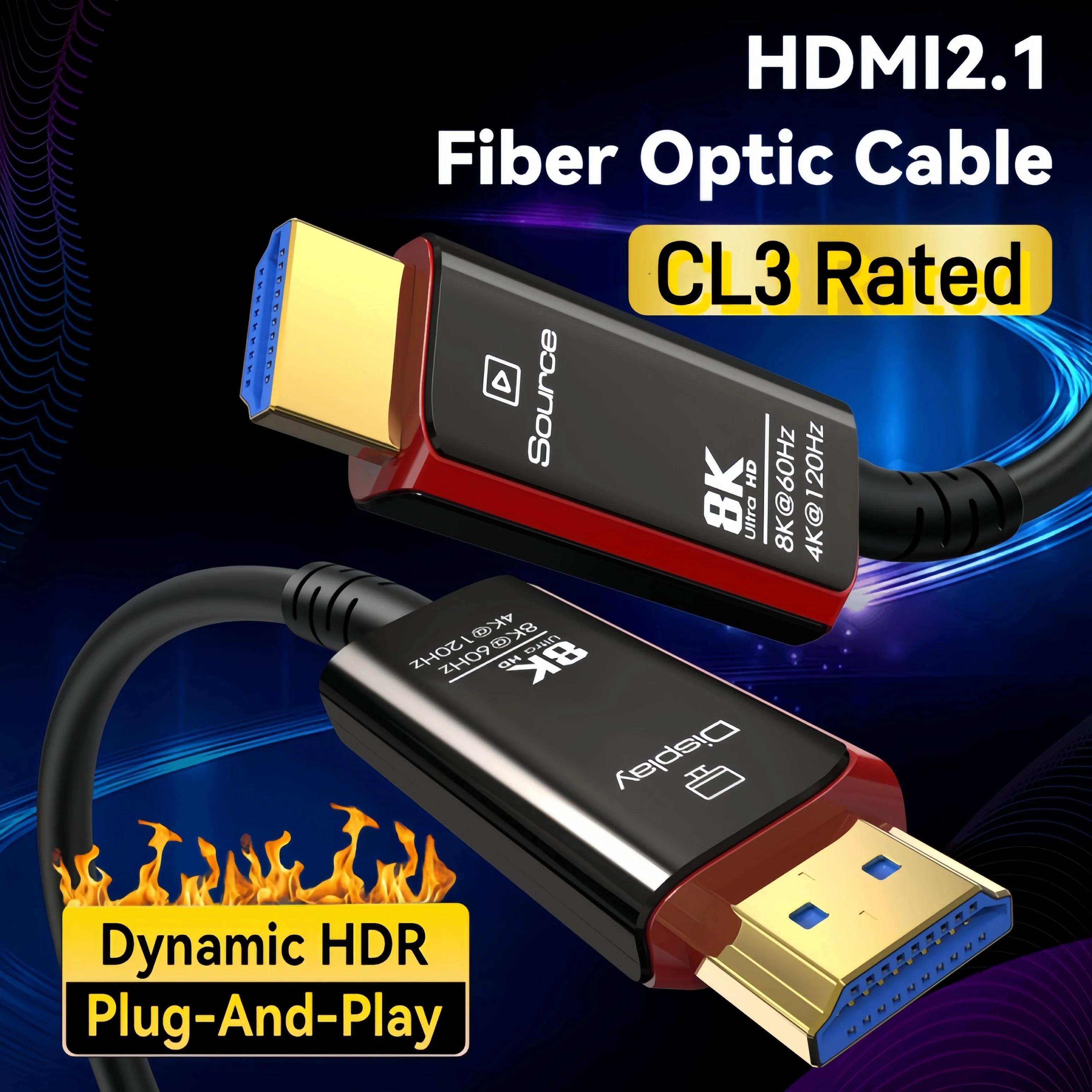  8K HDMI 2.1 ̺ [in-wall CL3 , 48Gbps,  ڵ] PS5/4, , AVR, UHD TV ȣȯ , 8K60Hz, 4K120Hz